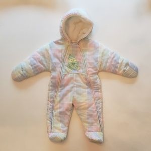 Vintage Quiltex Baby Snowsuit Playsuit